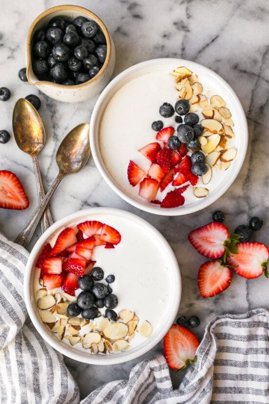 High Protein Baked Cottage Cheese Bowls